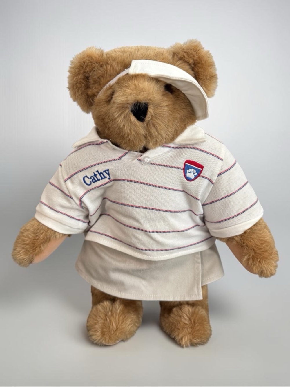 Vermont Teddy Bear Cathy Golf Bear 2008 Born On 11/30/08 Plush Collectible